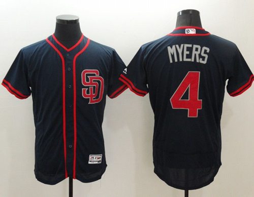Padres #4 Wil Myers Navy Blue Fashion Stars & Stripes Flexbase Authentic Stitched MLB Jersey